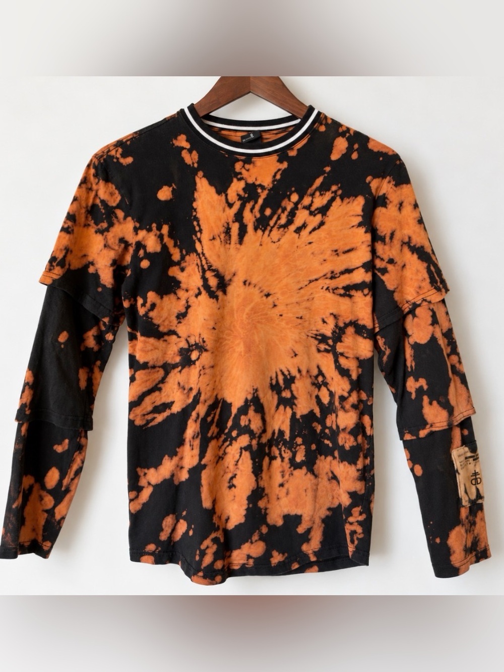 Men's Drop Dead Tie-Dye Long Sleeve